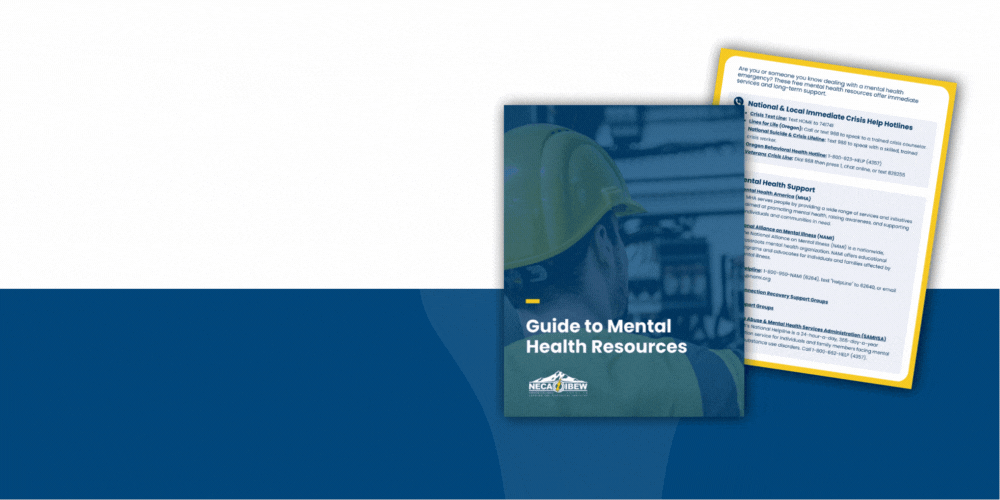 View or download our guide to mental health resources for construction and electrical industry workers.