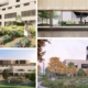 Exterior photos of the Columbia Memorial Hospital expansion in Astoria, Oregon.