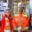Four Oregon-Columbia Chapter of NECA electrical contractors in safety gear.