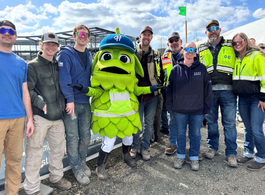 THE OEG team at the Hillsboro Hops Ballpark.